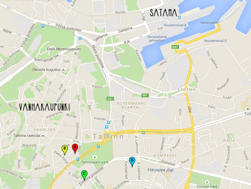 tallinnan kaupunki kartta 5 + 1 vinkkiä erilaiseen matkaan Tallinnassa tallinnan kaupunki kartta