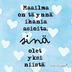 Magneetti voimalauseella – Maailma on täynnä ihania asioita