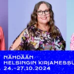 Hidasta elämää -kirjailijat Helsingin kirjamessuilla 24.-27.10.2024