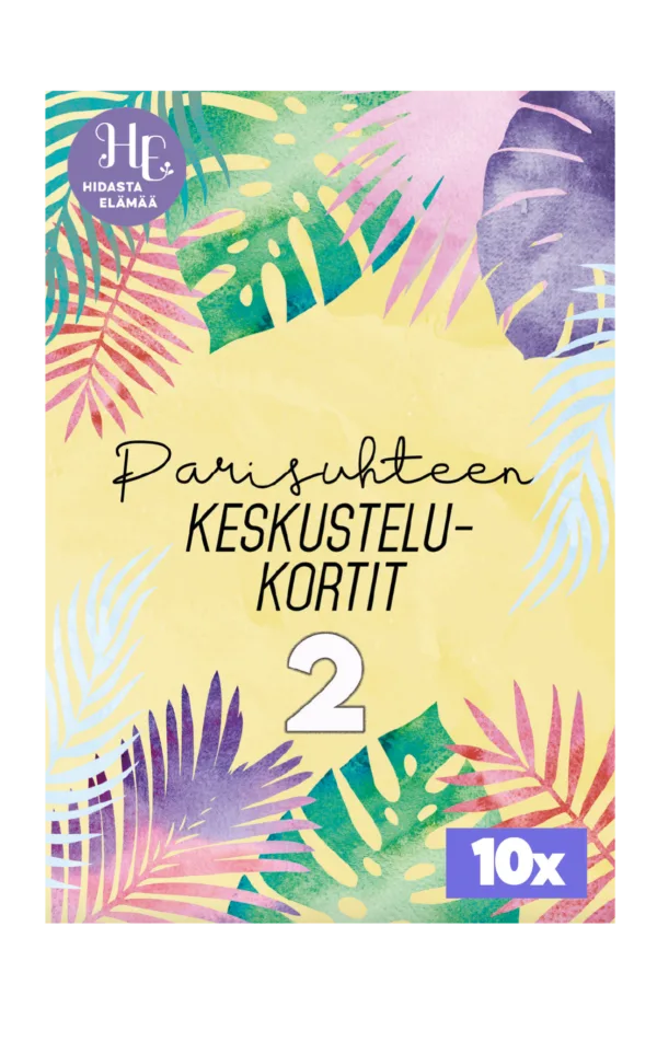 Parisuhteen keskustelukortit 2 (10 pakkaa)