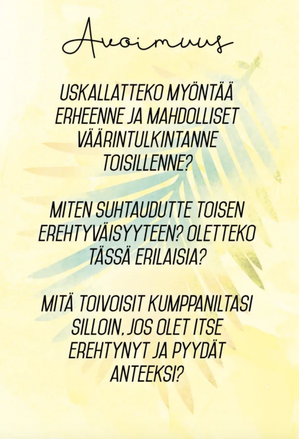 Parisuhteen keskustelukortit 2 - Image 6