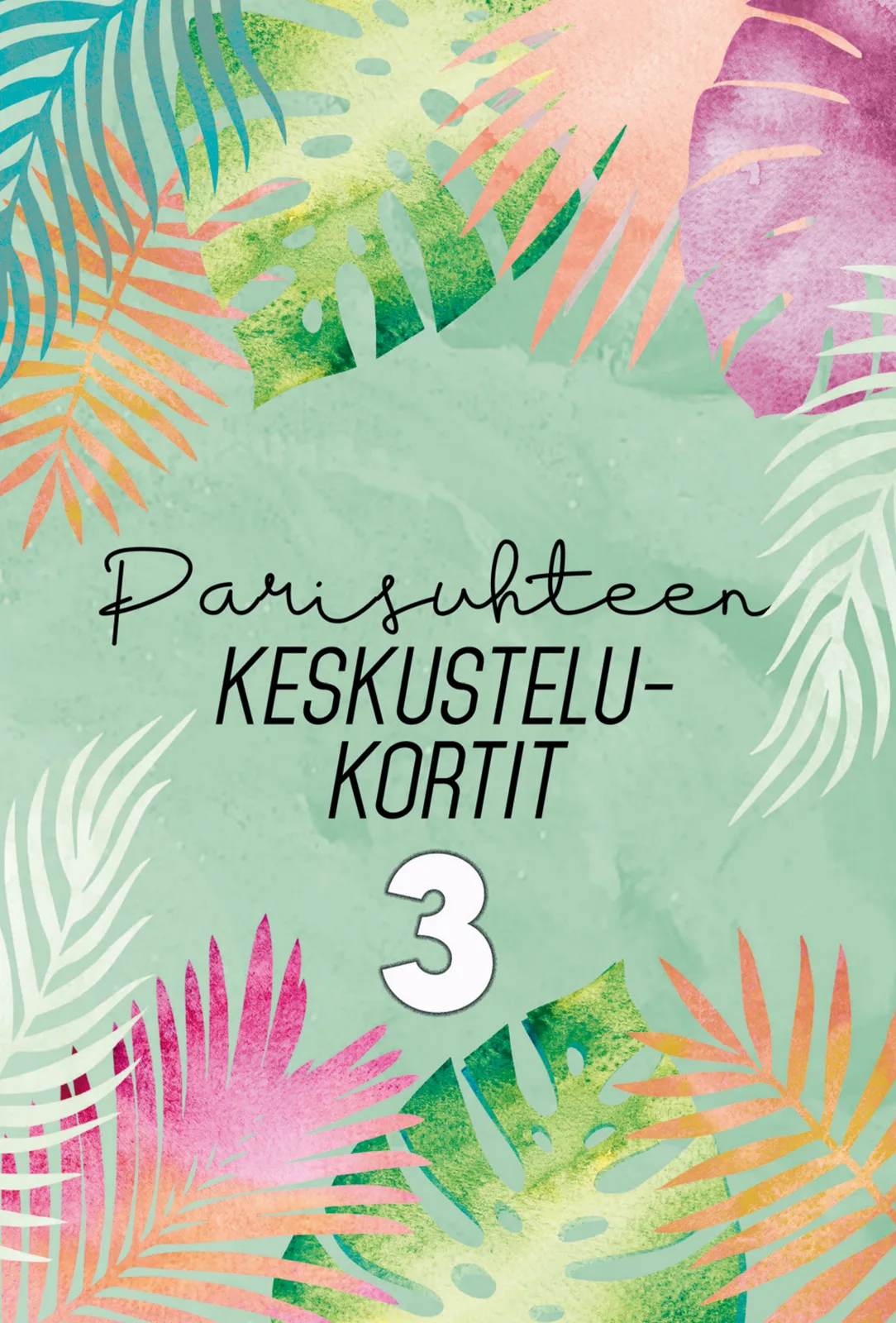Parisuhteen keskustelukortit 3 Eevi Vuoristo ja Marika Rosenborg Hidasta elämää, korttien takakuvio
