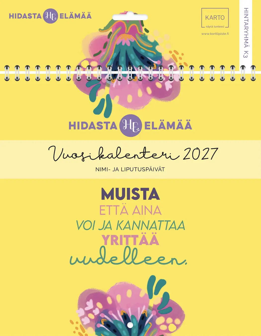 Pieni seinäkalenteri 2027